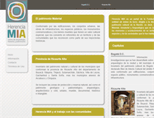 Tablet Screenshot of herenciamia.org